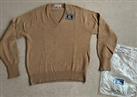 Burberry V-Neck 100% Lambswool Sweater Size 44 - 44 Regular