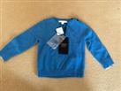 Boys FANTASTIC Burberry jumper Age 18 months Blue Bnwt 100% Cashmere Genuine