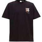 Burberry 1856 Logo Black T-Shirt - M Regular