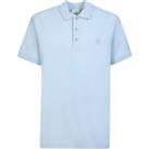 Burberry Branded Circle Logo Sky Blue Polo Shirt - M Regular