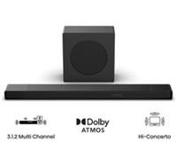 Hisense AX AX3120Q 3.1.2CH Bluetooth Soundbar with Wireless Subwoofer