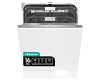 Hisense HV673C61UK 16 Place Full Size Built in White Dishwasher