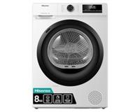 Hisense DH1Q802BW2 8KG A++ Heat Pump Freestanding White Dryer