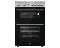 Hisense HDE3211BXUK Stainless Steel 60cm Electric Cooker with Double Oven