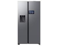 Samsung RS90F64EDTEU Series 9 AI Home Silver American Style Fridge Freezer