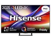 Hisense 65A7QTUK A7Q 65" 4K HDR QLED Smart AI TV with Freely