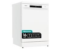 Hisense HS673C60WUK 16 Place 60cm Freestanding Full Size White Dishwasher