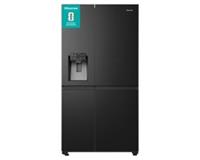 Hisense PureFlat RS818N4IFE 91cm 632L Black American Side by Side Fridge Freezer
