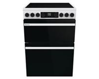 Hisense Hi6 HDCEC6C20W 60cm A Rated Double Oven Electric Cooker