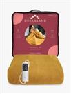 Dreamland 16820 Single Electric Blanket Intelliheat Luxury Heated Throw Mustard