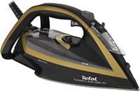 Tefal FV5696G0 Steam Iron Ultimate Turbo Pro Anti-Scale 3000w 0.3L Black & Gold