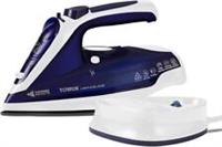 Tower T22008BLU Cordless Steam Iron CeraGlide Anti-scale Ceramic Soleplate Blue