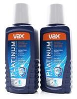 Vax Platinum Antibacterial 2x500mL Pack Carpet Cleaner Solution Rugs Shampoo