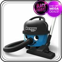 Numatic HVR160-11 Henry Commercial Bagged Cylinder Vacuum Cleaner Hoover 6L Blue