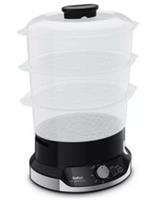 Tefal VC204865 Food Steamer Ultracompact 3 Bowl Steam Cooker 800w 1.2L - Black