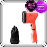 Tefal DT2022 Handheld Garment Steamer Pure Pop Compact 70ML Water Tank Coral Red