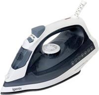 Igenix IG3116 PowerSteam Lite Steam Iron Ceramic Non-Stick Soleplate 1600w White