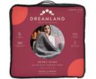 Dreamland 16822 Heated Blanket Deluxe Velvet Electric Throw Intelliheat Grey