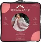 Dreamland 16708 Heated Throw Luxury Snuggle Up Electric Blanket Large Dusky Pink