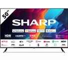 Sharp 4T-C50FJ7KL1FB 50 Smart LED TV 4K Ultra HD HDR 3840 x 2160p Black