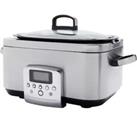 GreenPan CC005308-001 Slow Cooker 6L Non-stick Cooking Pan 1350w Stainless steel