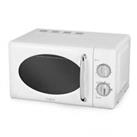 Tower T24017 Manual Microwave Oven 6 Power Levels 20L 800w White & Silver