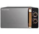 Russell Hobbs RHM1729RG Solo Manual Microwave Oven 17L 700w Black & Rose Gold
