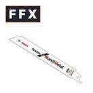 Bosch Professional S922HF Flexible Sabre Saw Blade for Wood & Metal 5pk