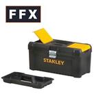 Stanley STA175518 Basic Toolbox With Organiser Top 16 41cm Tool Box Storage