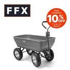 The Handy THPDC 200kg Capacity Poly Body Garden Trolley Puncture Proof Wheels