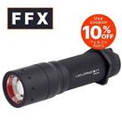 LED Lenser LED9804 Police Tactical Focus Torch Black Gift Box Tac Flashlight 280