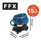 Bosch Professional GAS35HAFC2 240V Dust Extraction H-Class Wet Dry Vacuum Bare