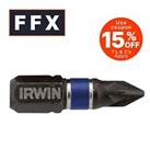 Irwin IW6061411 IRW Impact Pro Performance Screwdriver Bits PZ3 25mm (Pack 2)
