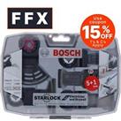 Bosch Professional Electrician Drywall Multifunctional Starlock 6 Piece Set