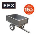 The Handy THGT500 225kg Capacity Towed Tipping Trailer Pneumatic Wheels