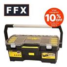 Stanley STA197514 Toolbox With Tote Tray Organiser Storage 61cm 24" Tool box