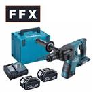 Makita FFXDHR264KIT/5 36v 5.0Ah SDS Plus Hammer Drill Kit