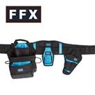 OX Tools P267401 Pro Dynamic Nylon Tool Belt with Attachments Builders DIY