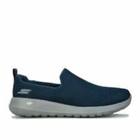 Men's Skechers Go Walk Max Slip On Cushioned Breathable Trainer in Blue