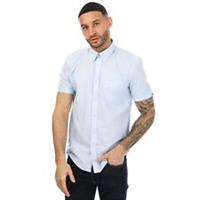 Men's Ben Sherman Short Sleeve Oxford Shirt in Blue - M Regular