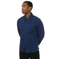 Men's Shirt Farah Steffans Button up Overshirt in Blue - XL Regular