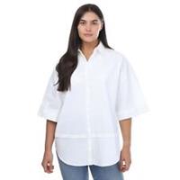 Women's Shirt Ted Baker Orlanda Oversized 3/4 Length Button up in White - 8 Regular