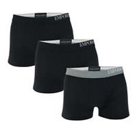 Men's Armani 3-Pack Underwear Boxer Briefs in Black - M Regular