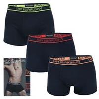 Men's Armani 3-Pack Boxer Briefs in Blue - XL Regular