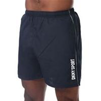 Men's DKNY Nemesis Lightweight and Breathable Running Shorts in Blue - S Regular