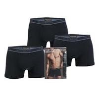 Men's Underwear Boxers Armani 3 Pack Core Logoband Trunks in Blue - S Regular