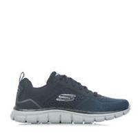 Men's Skechers Trainers Lace up Cushioned Track Ripkent in Blue - UK 10 Regular