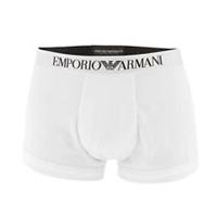 Men's Underwear Armani Stretch Cotton Boxers in White - 2XS Regular