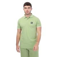 Men's T-Shirt One True Saxon Dixon Short Sleeve Polo Shirt in Green - L Regular