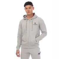 Men's Hoodie Aquascutum Hooded Zip Sweatshirt Jacket in Grey - 2XL Regular